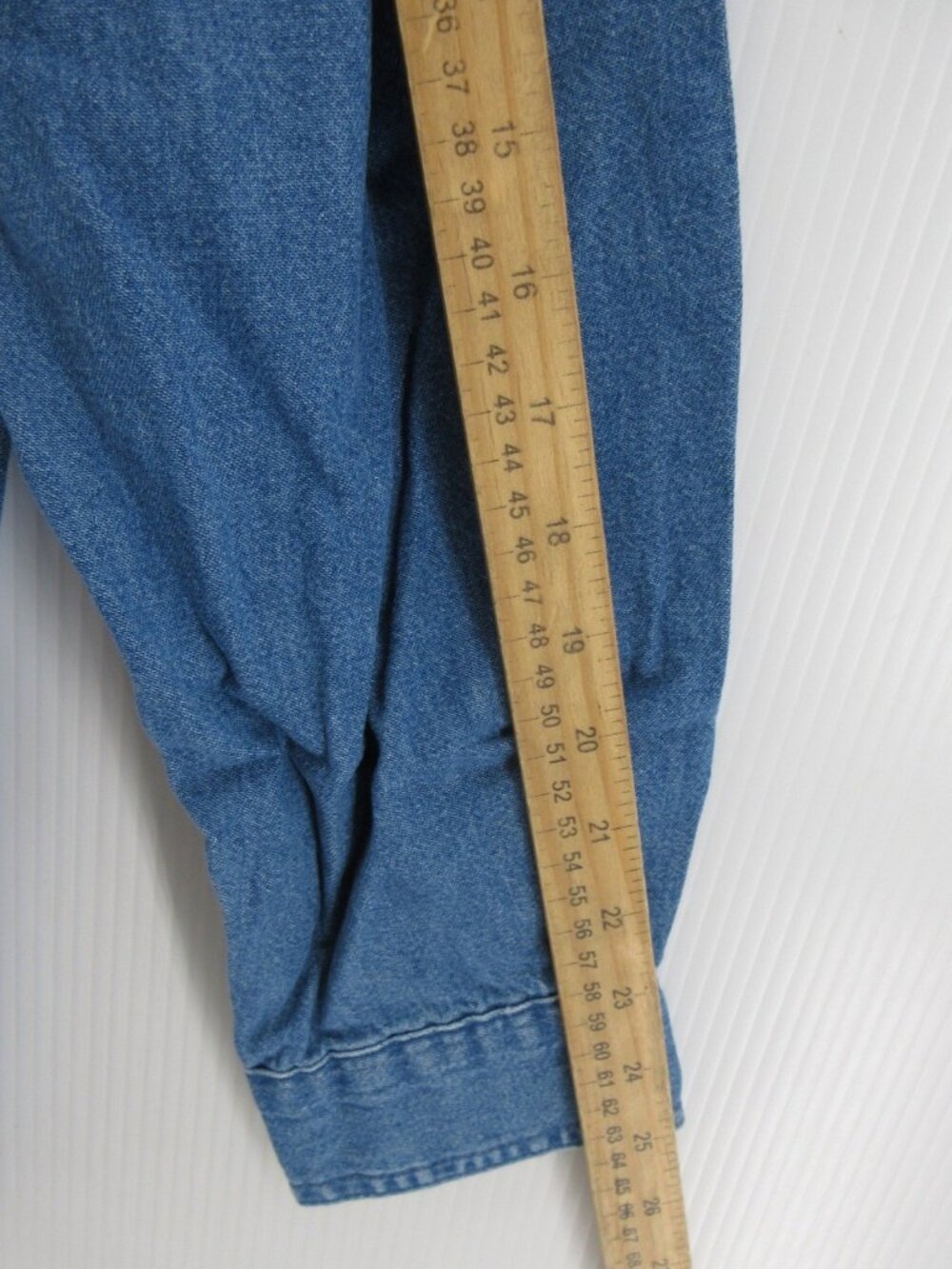 Dickies Shirt XXXL Denim Button Down Workwear Pocket Deadstock Y2K NEW - Picture 8 of 13